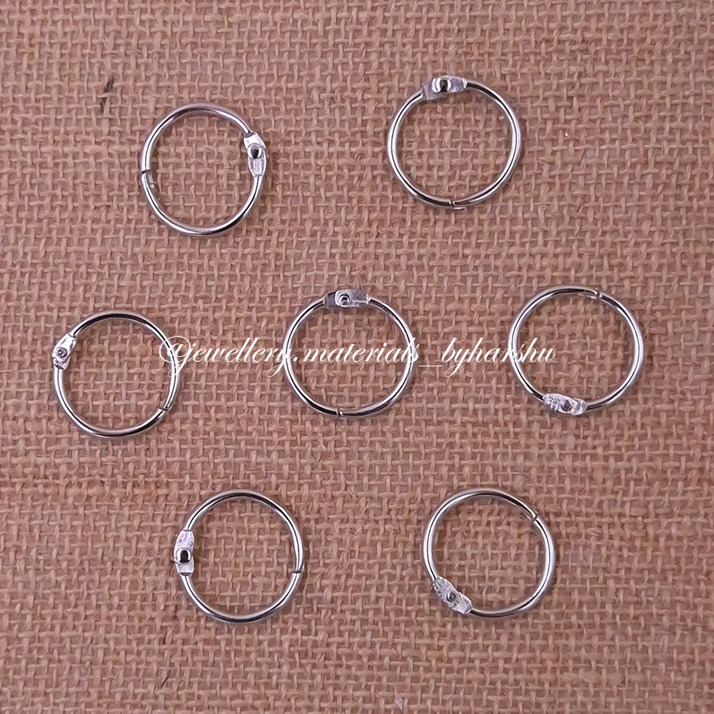 Silver Metal Book Binding Ring