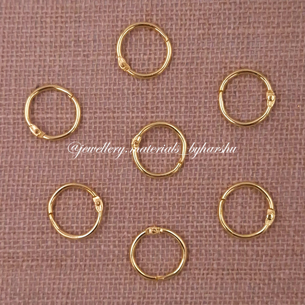 Gold Metal Book Binding Ring