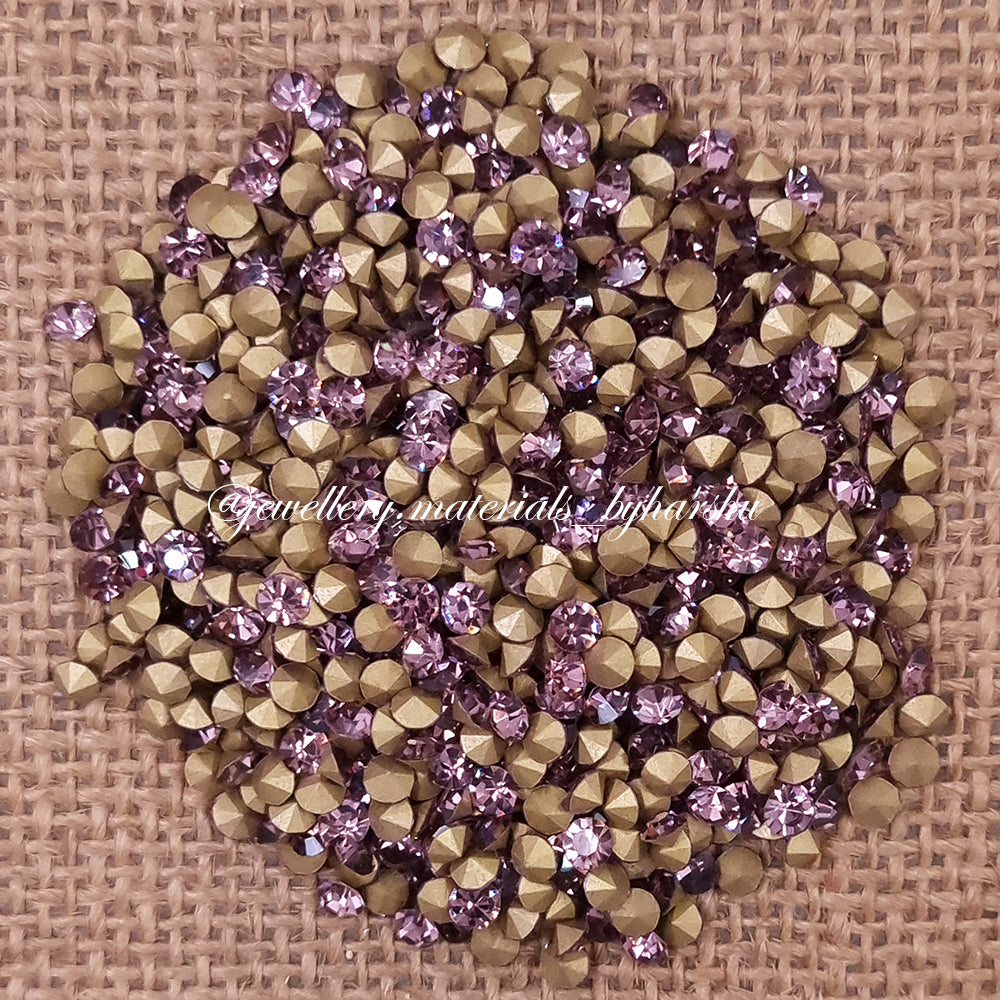 3MM Jarkan Diamond Stones Lavender (SS12)